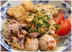 Bún riêu mọc giòn