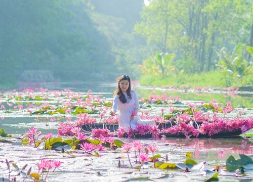 Đến Thanh Hóa ngắm suối Ấu Vĩnh An đẹp tựa phim cổ trang vào mùa thu