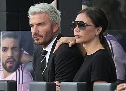 Vợ chồng David Beckham ngồi xem bóng mà sang chảnh như tài phiệt đi coi show thời trang, xem ảnh camera thường mới ngỡ ngàng