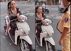 &#8220;Chị đại quận 4&#8243; không đeo khẩu trang, dắt con lang thang ngày siết chặt giãn cách