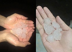 Chiều tối 22.8, nhiều người Sài Gòn bất ngờ vì lần đầu tiên trong đời thấy mưa đá