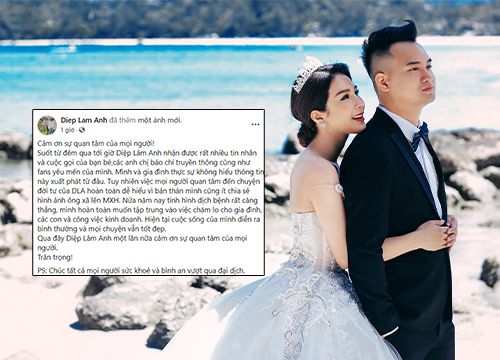 Diệp Lâm Anh chính thức lên tiếng, khẳng định cuộc sống vẫn đang tốt đẹp