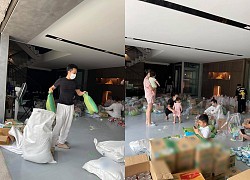 Gia đình Cường Đô La làm từ thiện, biệt thự thành kho lương thực