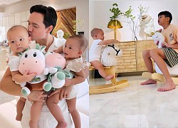 Hai nhóc tì Lisa và Leon của Hồ Ngọc Hà khiến cả nhà &#8220;mệt bở hơi tai&#8221;
