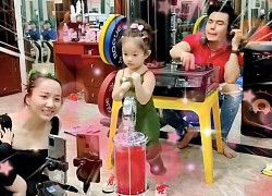 Lê Dương Bảo Lâm dùng bếp ga làm bàn DJ cho con gái nhảy tưng bừng