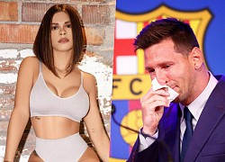 Người mẫu play boy nóng bỏng muốn sở hữu chiếc khăn giấy Messi dùng để lau nước mắt