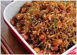 Cá cơm sữa rim lạc