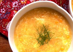Súp ngô kem món ăn đơn giản lành mạnh