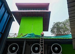 Thủ đô của Ấn Độ vận hành tháp lọc bụi cao 25 m với 40 quạt gió khổng lồ