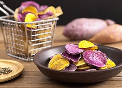 Tự làm chip khoai lang giòn ngon tại nhà