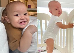 Bộ sưu tập biểu cảm từ khóc mếu đến cười tươi của con trai Hồ Ngọc Hà