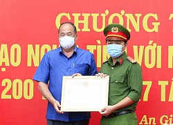 An Giang tặng bằng khen cho thượng úy công an cứu sản phụ sinh đôi