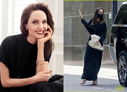 Angelina Jolie lộ tay gân guốc, thân hình gầy trơ xương khiến fan lo lắng