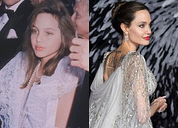 Angelina Jolie và 2 thảm đỏ huyền thoại: 11 tuổi đã như sao hạng A vì xinh vô thực, 44 tuổi thành luôn bà hoàng đẹp "bức người"