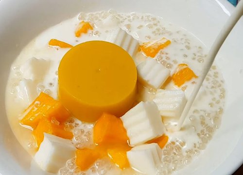 Cách làm chè xoài pudding ngọt ngào,hấp dẫn cả nhà đều thích