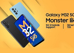 Galaxy M32 5G ra mắt: Dimensity 720, pin 5000 mAh, giá 282 USD