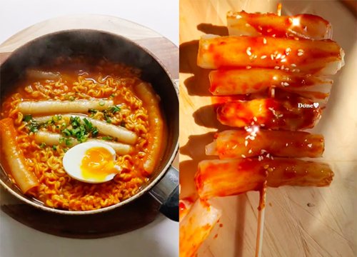 Hai cách làm tteokbokki 'như thật' từ bánh tráng