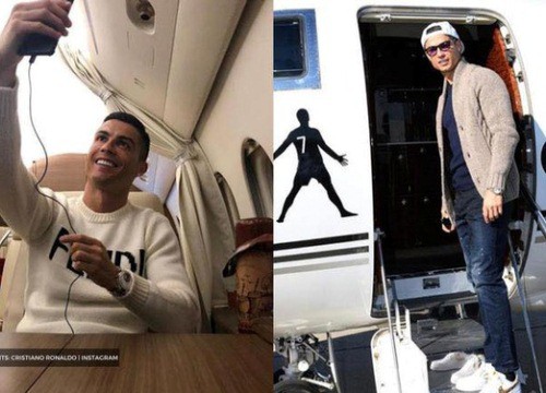 Ronaldo lên chuyên cơ rời Juventus, chờ gia nhập Man City