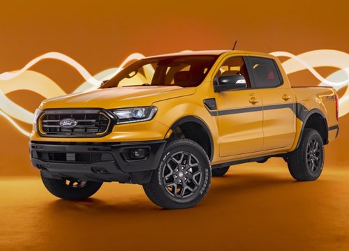 Ford Ranger có thêm phiên bản Splash màu cam rực rỡ