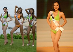 Hot lại khoảnh khắc Thuỳ Lâm thi Miss Universe 13 năm trước, diện bikini đọ dáng cùng 2 người đẹp Mỹ và Venezuela có lép vế?