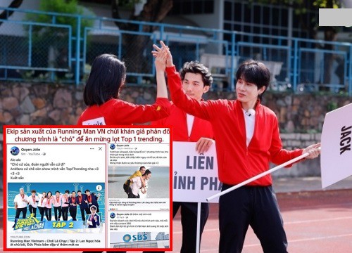 Dân mạng đồng loạt vote 1 sao cho page của công ty sản xuất Running Man tại Việt Nam sau khi bị cho là có phát ngôn chửi khán giả là "chó"