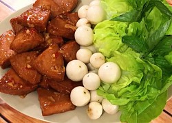 Món chả lụa chiên nước mắm ngon đậm đà thấm vị