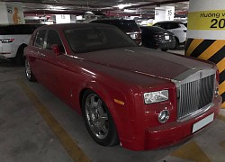 Rolls-Royce Phantom độc nhất Việt Nam &#039;nằm&#039; phủ bụi, có một chi tiết dự kiến sẽ tiêu tốn của chủ nhân số tiền khủng để sửa chữa