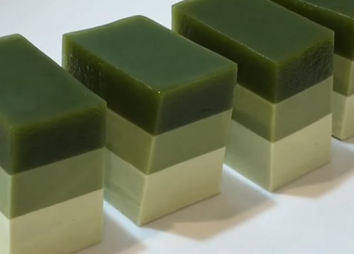 2 cách làm rau câu matcha sữa dừa và matcha đậu đỏ thơm béo núng nính