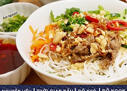 Bún bò xào Nam bộ, đổi vị cho bữa trưa đầu tuần giãn cách