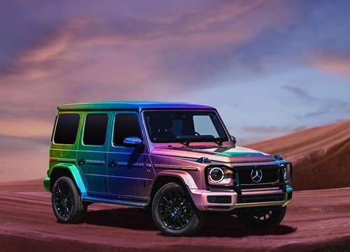 Chiếc Mercedes-Benz G-Class có 7 sắc cầu vồng