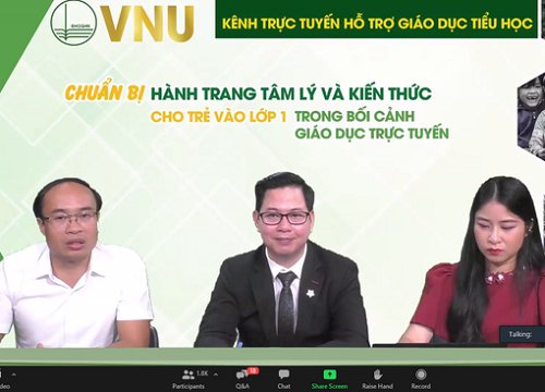 Chuyên gia "mách nước" cách dạy và học trực tuyến lớp 1 hiệu quả