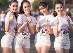 Khi hoa hậu chạy marathon: Tiểu Vy suýt lộ vòng 3, Mai Phương Thuý bị gọi tên nhiều nhất