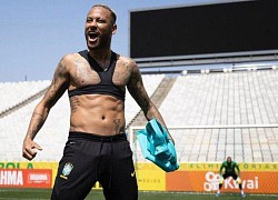 Neymar khoe cơ bụng sau khi bị chê thừa cân