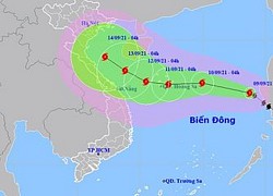 Bão số 5 giật cấp 11, cách quần đảo Hoàng Sa 780km