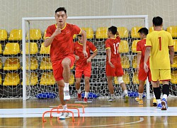 Đội tuyển futsal Việt Nam nâng khối lượng tập luyện trước trận gặp Brazil ở World Cup 2021