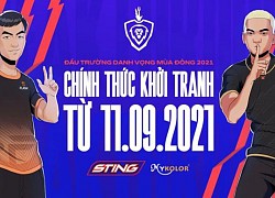 Lịch thi đấu chính thức Đấu Trường Danh Vọng Mùa Đông 2021: Team Flash và Saigon Phantom lại chạm mặt nhau trong ngày khai mạc!