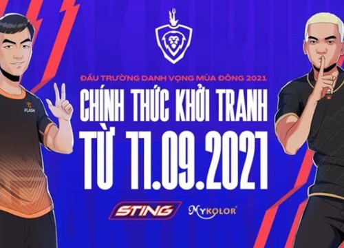 Lịch thi đấu chính thức Đấu Trường Danh Vọng Mùa Đông 2021: Team Flash và Saigon Phantom lại chạm mặt nhau trong ngày khai mạc!