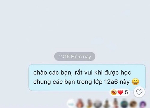 Nam sinh vừa vào lớp mới đã nhắn tin trong group chat, phản ứng của bạn cùng lớp gây tranh cãi