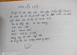 Ngày đầu nhận lớp, GVCN vội vàng viết thư xin lỗi: Có chuyện gì mà cô cười tự nhận mình "già rồi lẩm cẩm"