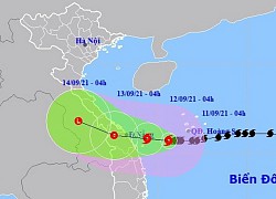 Bão số 5 đang tiến vào đất liền các tỉnh Quảng Trị - Quảng Nam