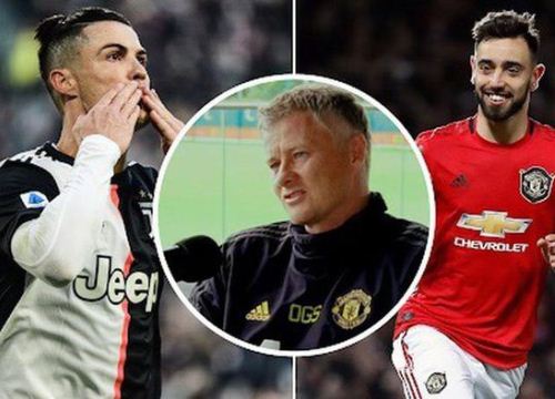 HLV Solskjaer đau đầu tìm cách hàn gắn Ronaldo - Bruno