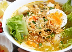 Món bánh canh cua từ bánh phồng tôm ngon độc đáo