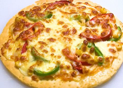 Món bánh pizza bằng nồi chiên không dầu cực đơn giản