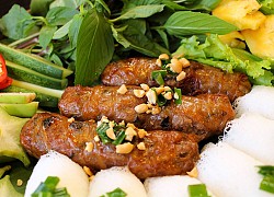 Món bò nướng mỡ chài thơm đậm bắt mắt