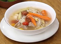 Món canh củ năng thịt heo thanh mát chống ngán