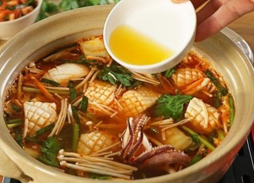 Món canh nấm Hàn Quốc ngon đậm đà