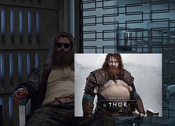 Thor "bụng phệ" xuất hiện trong God of War Ragnarok