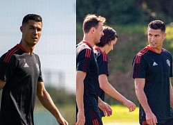 Tốc độ của Ronaldo trong buổi tập thứ 2 ở MU