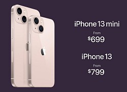 Chi tiết iPhone 13 và iPhone 13 mini vừa ra mắt: Màu hồng cực xinh, giá bán từ 699 USD