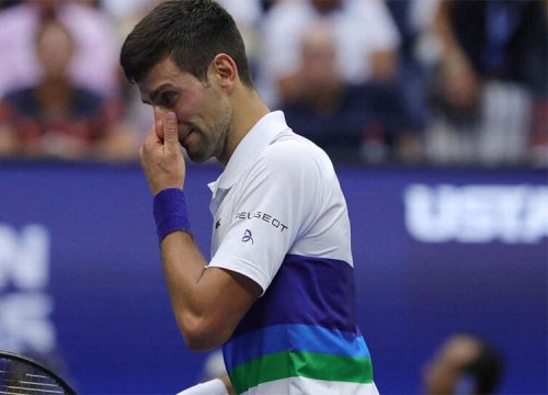 Djokovic rớt nước mắt hai lần trong chung kết Mỹ Mở rộng